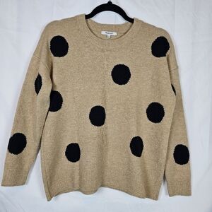 Madewell Dot Graystone Pullover Sweater
